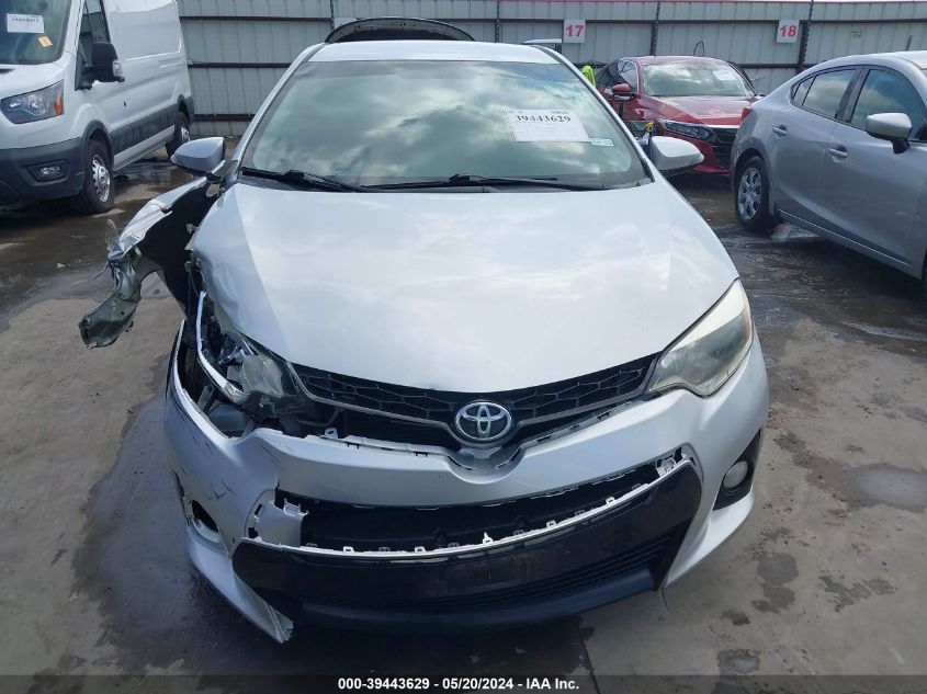 2016 Toyota Corolla S Plus VIN: 5YFBURHEXGP395340 Lot: 39443629