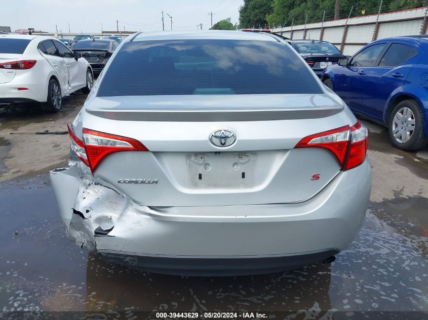 2016 Toyota Corolla S Plus VIN: 5YFBURHEXGP395340 Lot: 39443629