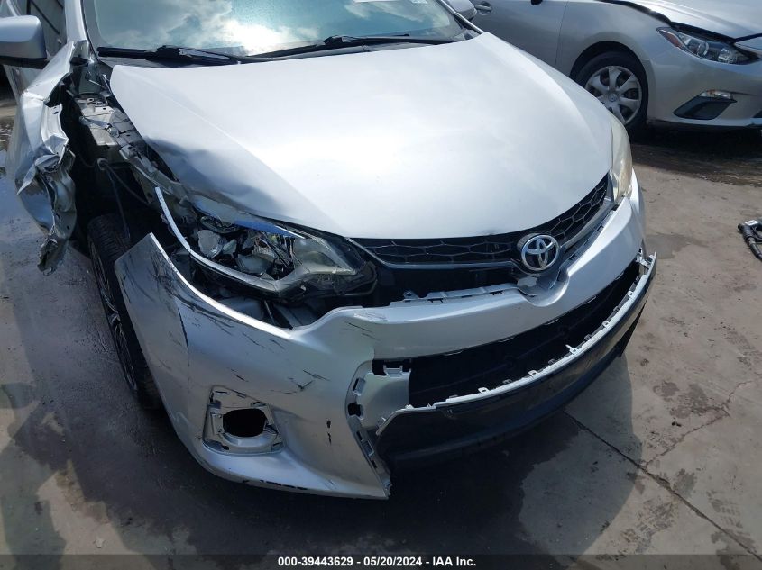 2016 Toyota Corolla S Plus VIN: 5YFBURHEXGP395340 Lot: 39443629