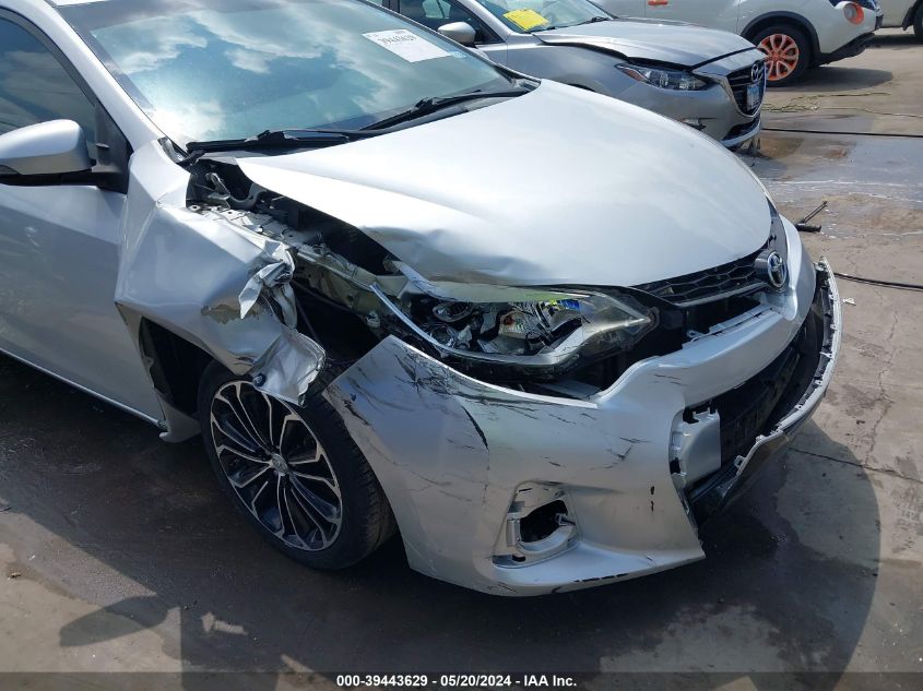 2016 Toyota Corolla S Plus VIN: 5YFBURHEXGP395340 Lot: 39443629