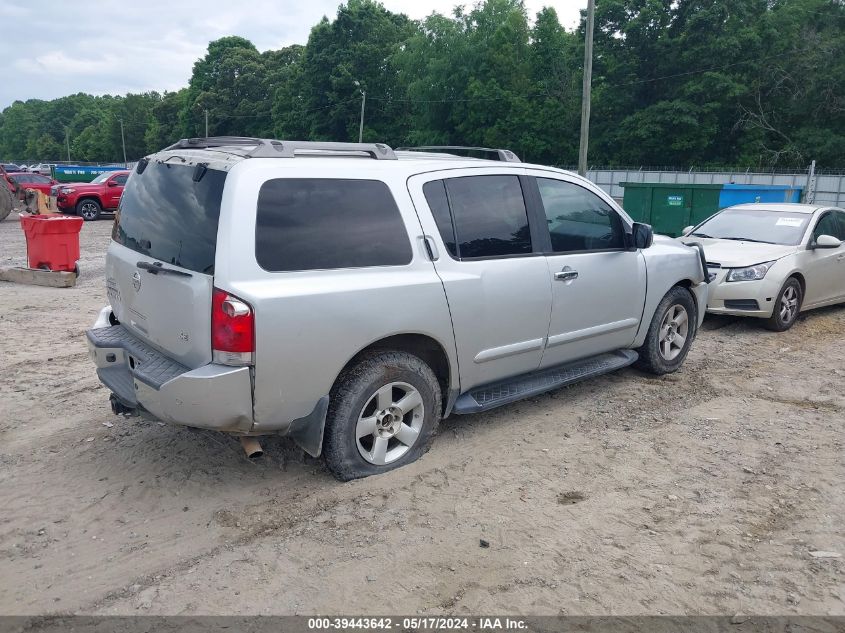 2004 Nissan Armada Se/Le VIN: 5N1AA08A84N739846 Lot: 39443642