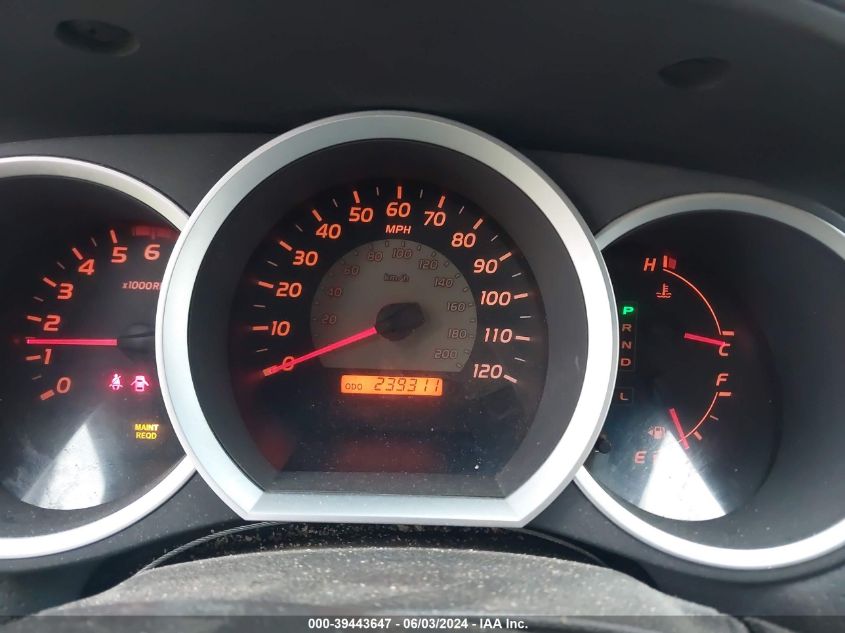 2006 Toyota Tacoma Prerunner V6 VIN: 5TEKU72N56Z283017 Lot: 39443647