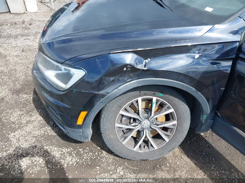 2018 Volkswagen Tiguan 2.0T Se/2.0T Sel VIN: 3VV2B7AX5JM216207 Lot: 39443649