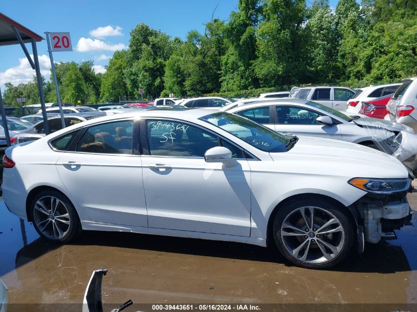 2019 Ford Fusion Titanium VIN: 3FA6P0D97KR184490 Lot: 39443651