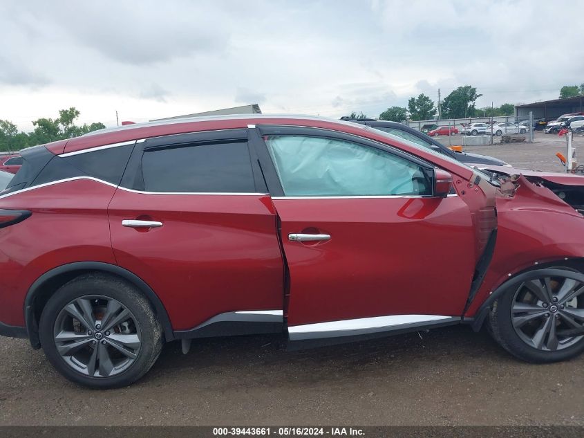 2020 Nissan Murano Platinum Intelligent Awd VIN: 5N1AZ2DSXLN166806 Lot: 39443661