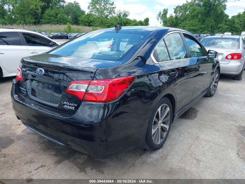 2016 Subaru Legacy 2.5I Limited VIN: 4S3BNAN61G3023521 Lot: 39443664