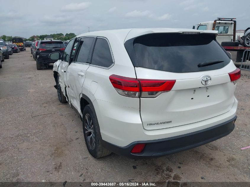 2019 Toyota Highlander Le VIN: 5TDZARFH7KS055048 Lot: 39443687