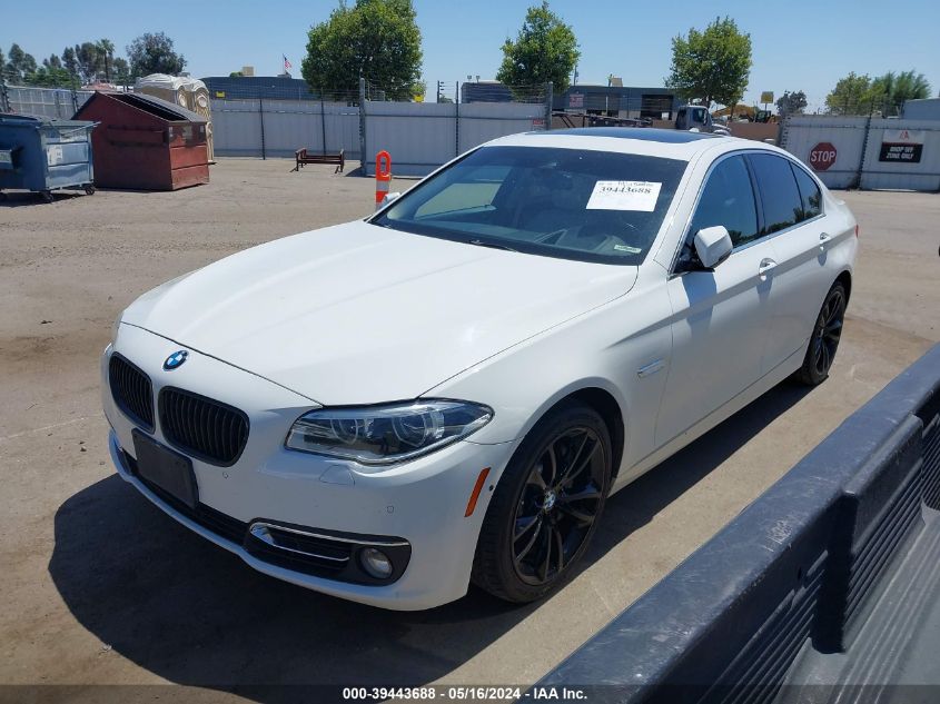 2015 BMW 535I VIN: WBA5B1C51FG126152 Lot: 39443688