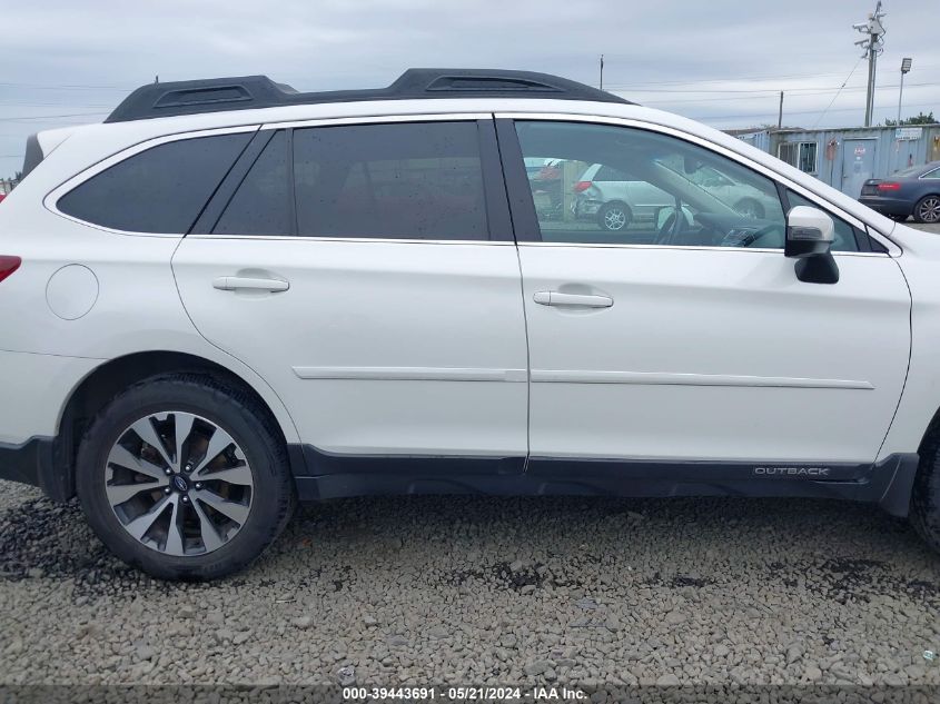 2016 Subaru Outback 2.5I Limited VIN: 4S4BSALC8G3263601 Lot: 39443691