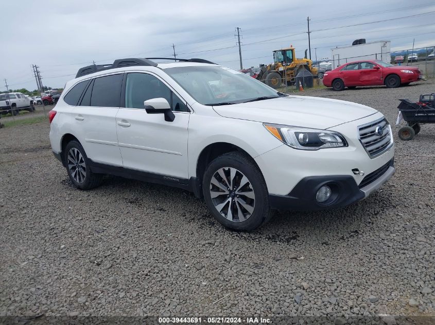 2016 Subaru Outback 2.5I Limited VIN: 4S4BSALC8G3263601 Lot: 39443691