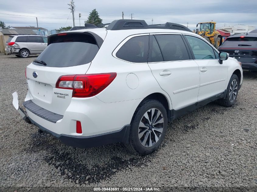 2016 Subaru Outback 2.5I Limited VIN: 4S4BSALC8G3263601 Lot: 39443691