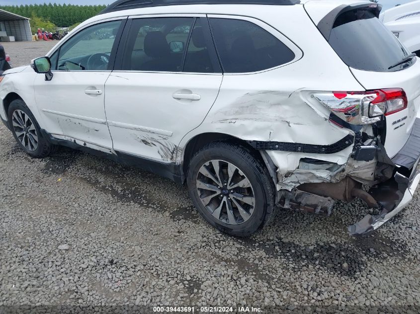 2016 Subaru Outback 2.5I Limited VIN: 4S4BSALC8G3263601 Lot: 39443691