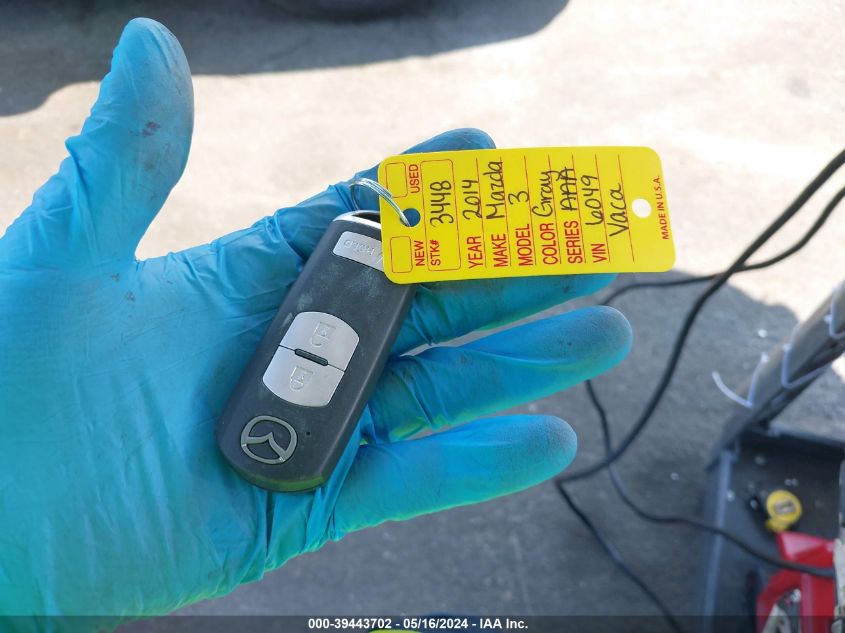 2014 MAZDA MAZDA3 I SPORT - JM1BM1K7XE1176049