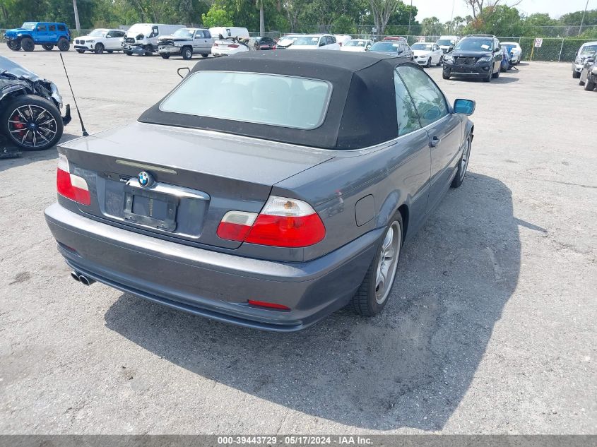 2002 BMW 330Ci VIN: WBABS53402JU94692 Lot: 39443729