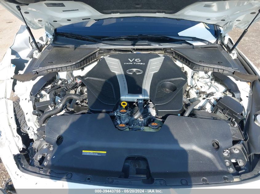 2018 Infiniti Q50 3.0T Red Sport 400 VIN: JN1FV7ARXJM700140 Lot: 39443755