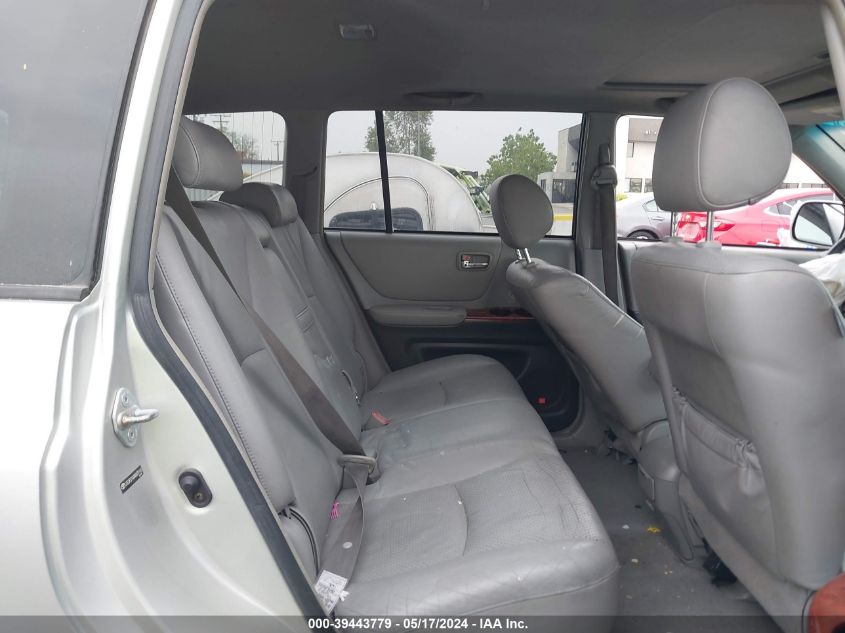 2004 Toyota Highlander Limited V6 VIN: JTEDP21AX40031161 Lot: 39443779