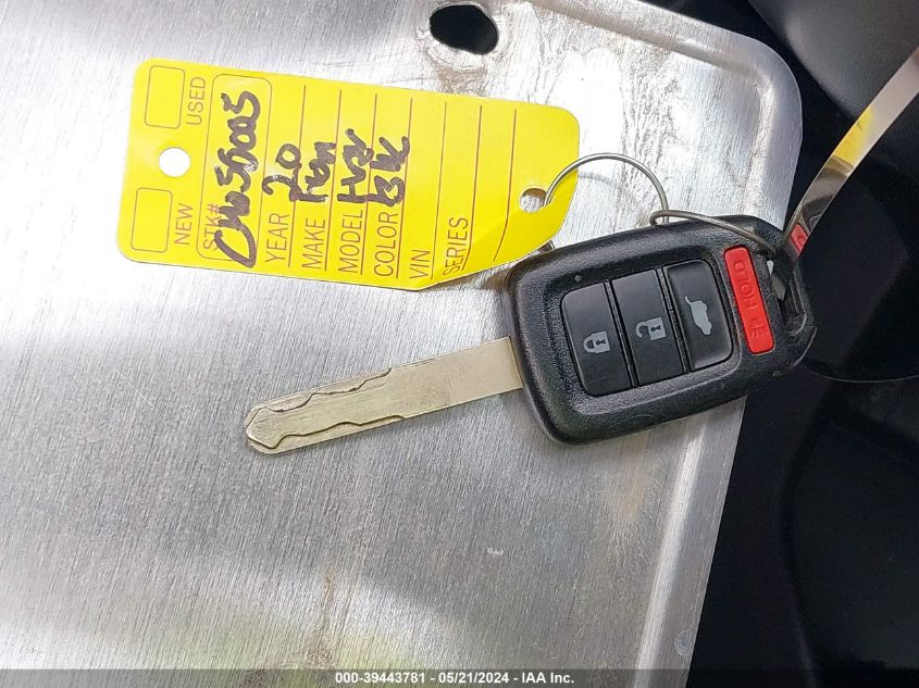 2020 Honda Hr-V Awd Lx VIN: 3CZRU6H36LM720315 Lot: 39443781