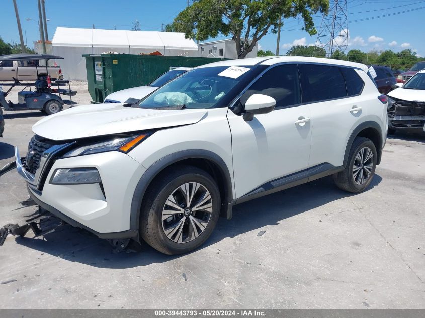 2021 Nissan Rogue Sv Fwd VIN: 5N1AT3BA7MC800698 Lot: 39443793