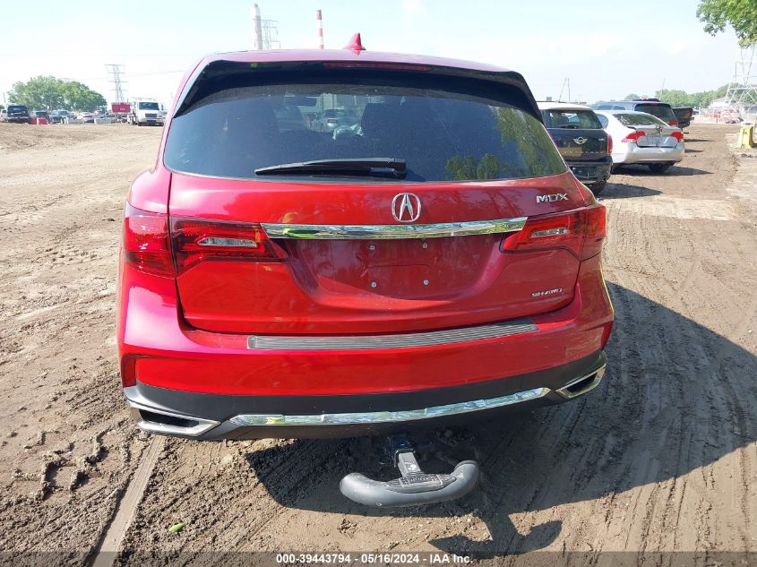 2019 Acura Mdx Standard VIN: 5J8YD4H30KL036450 Lot: 39443794