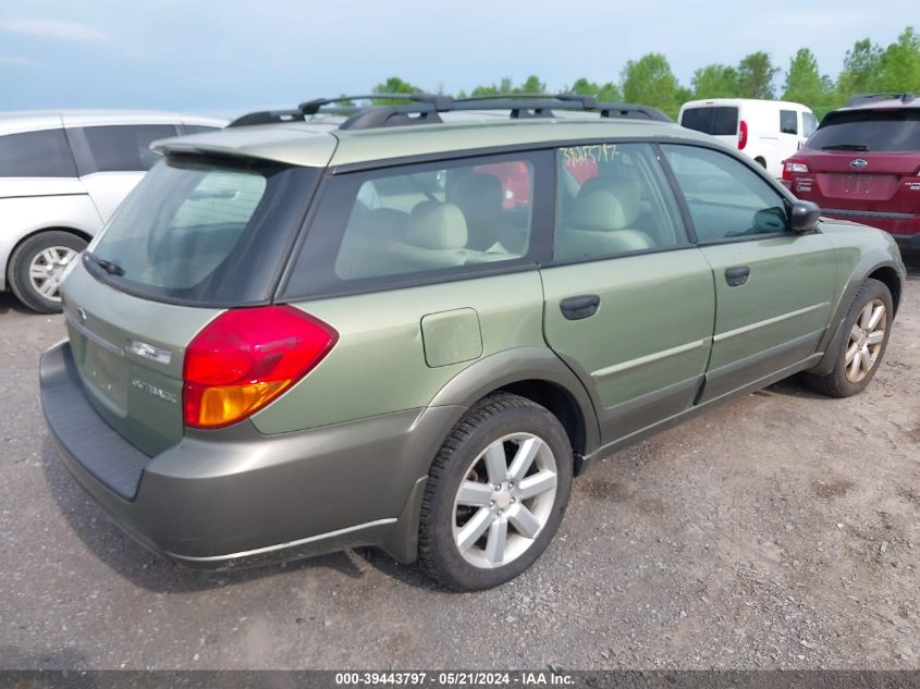 2007 Subaru Outback 2.5I VIN: 4S4BP61C477306423 Lot: 39443797