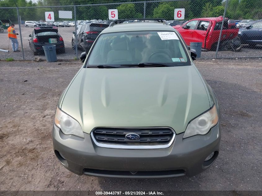 2007 Subaru Outback 2.5I VIN: 4S4BP61C477306423 Lot: 39443797