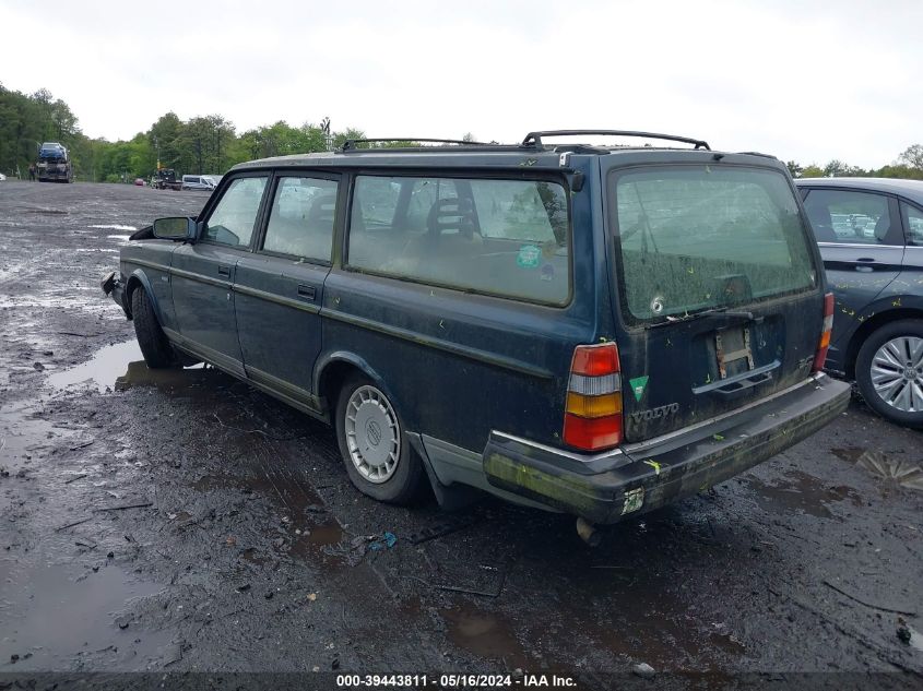 1992 Volvo 240 VIN: YV1AW8206N1916384 Lot: 39443811