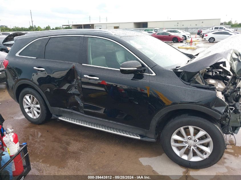 2017 Kia Sorento 2.4L Lx VIN: 5XYPG4A36HG279891 Lot: 39443812