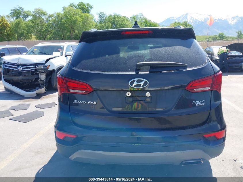 2017 Hyundai Santa Fe Sport 2.4L VIN: 5NMZUDLB8HH016989 Lot: 39443814