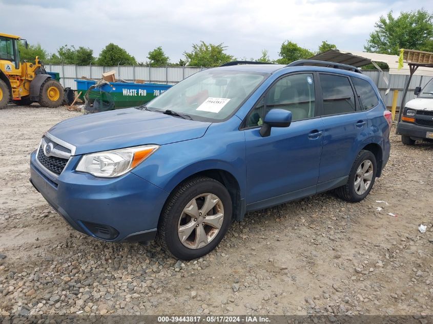 2015 Subaru Forester 2.5I Premium VIN: JF2SJAFC4FH585626 Lot: 39443817