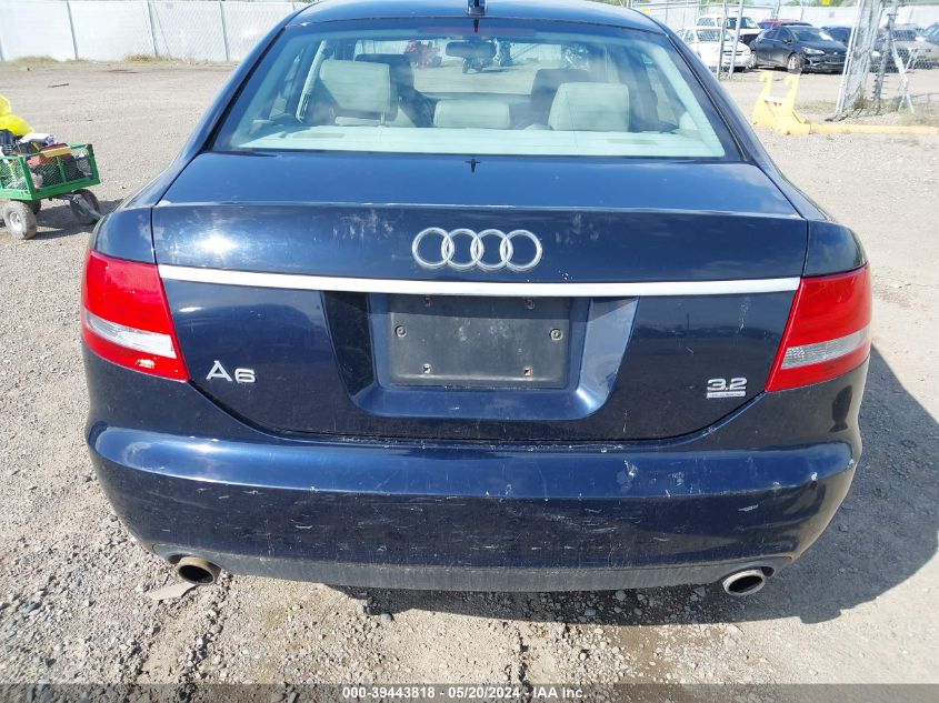 2006 Audi A6 3.2 VIN: WAUDG74F16N032940 Lot: 39443818