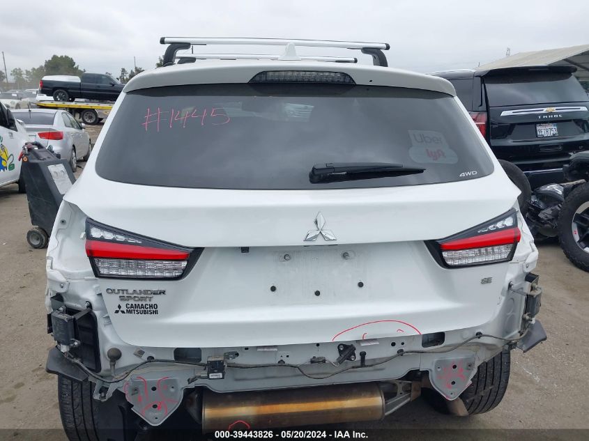 2020 Mitsubishi Outlander Sport 2.0 Se Awc VIN: JA4AR3AU3LU001910 Lot: 39443826