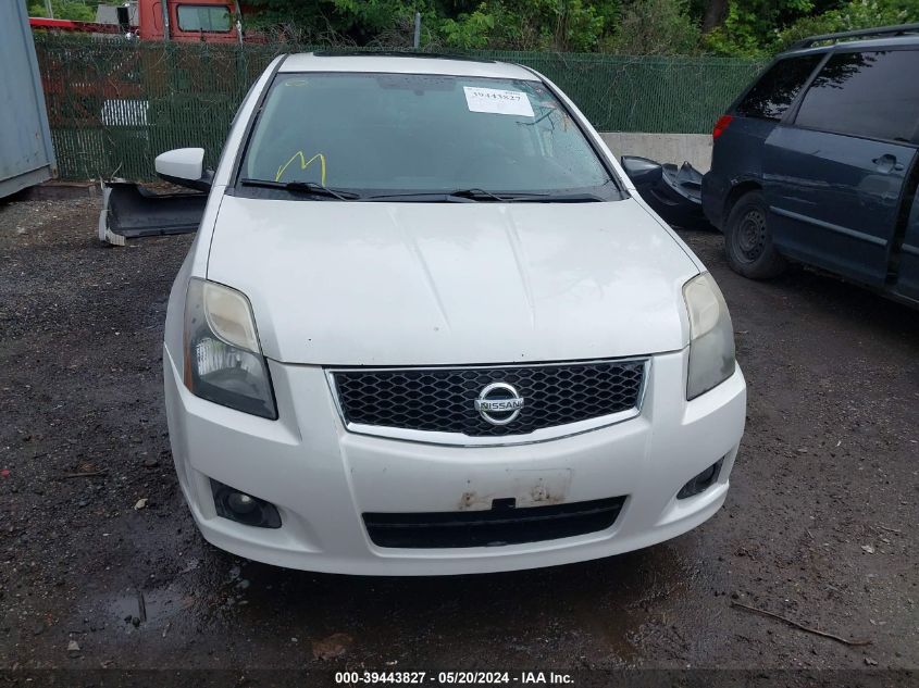 2012 Nissan Sentra 2.0 Sr VIN: 3N1AB6AP0CL695863 Lot: 39443827