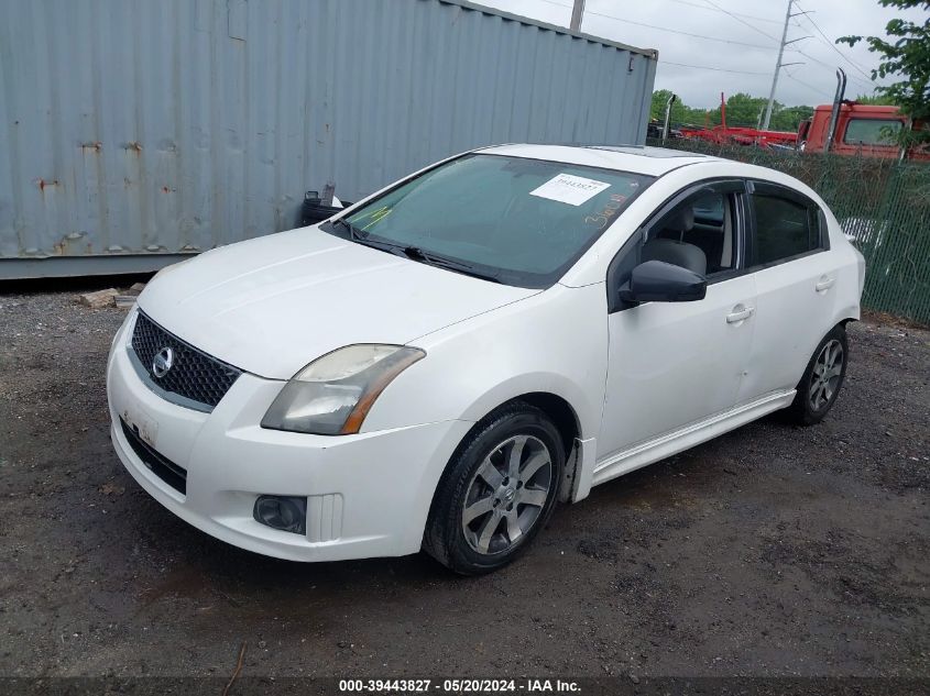 2012 Nissan Sentra 2.0 Sr VIN: 3N1AB6AP0CL695863 Lot: 39443827