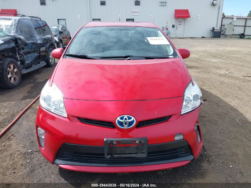 2015 Toyota Prius Two VIN: JTDKN3DU4F1898730 Lot: 39443838