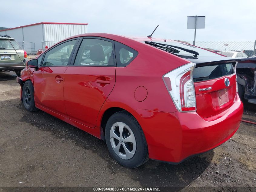 2015 Toyota Prius Two VIN: JTDKN3DU4F1898730 Lot: 39443838