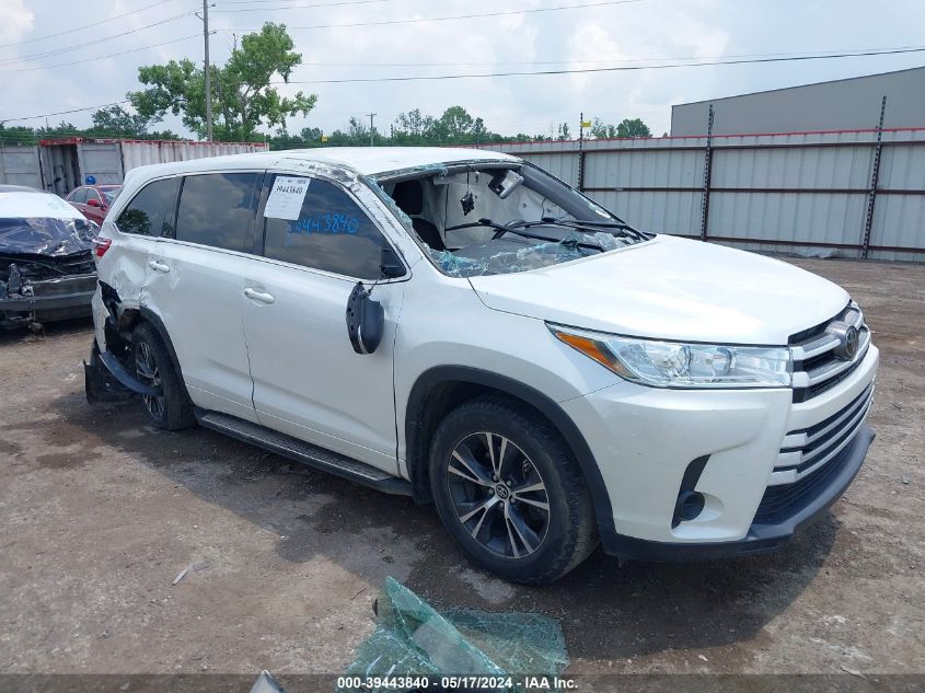 2018 Toyota Highlander Le VIN: 5TDZZRFH5JS250220 Lot: 39443840