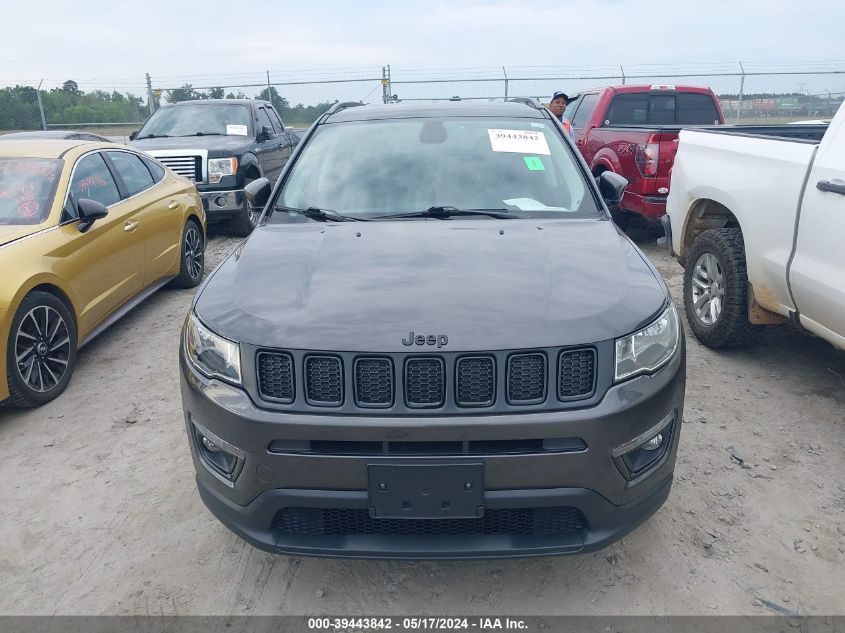 2021 Jeep Compass Altitude 4X4 VIN: 3C4NJDBB9MT586781 Lot: 39443842