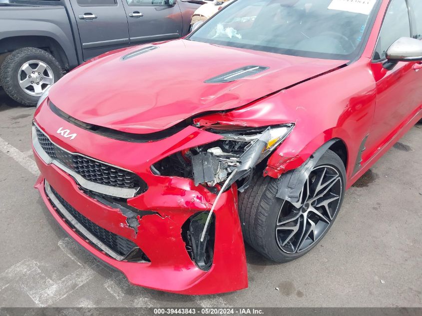 2022 Kia Stinger Gt-Line VIN: KNAE35LD9N6115142 Lot: 39443843