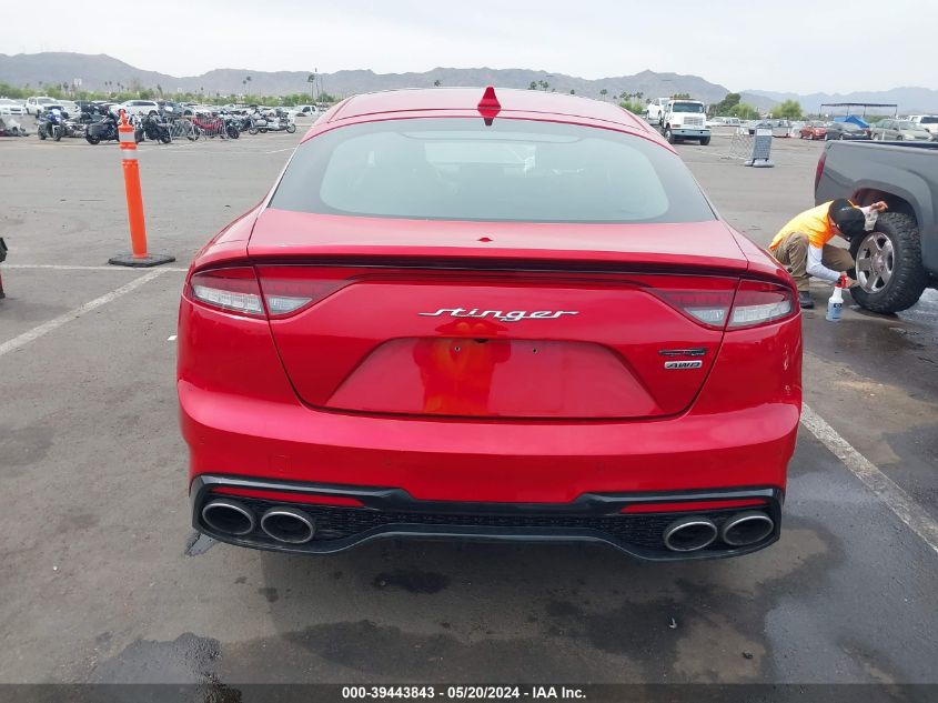 2022 Kia Stinger Gt-Line VIN: KNAE35LD9N6115142 Lot: 39443843