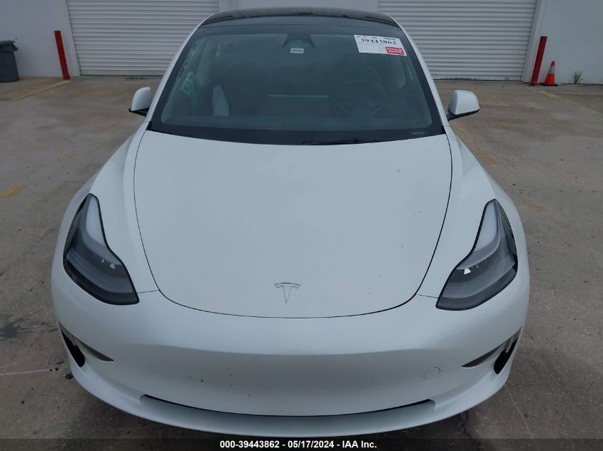 2023 Tesla Model 3 Rear-Wheel Drive VIN: 5YJ3E1EA5PF586812 Lot: 39443862