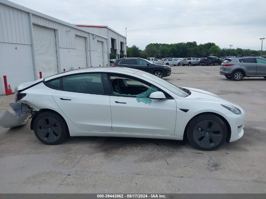 2023 Tesla Model 3 Rear-Wheel Drive VIN: 5YJ3E1EA5PF586812 Lot: 39443862