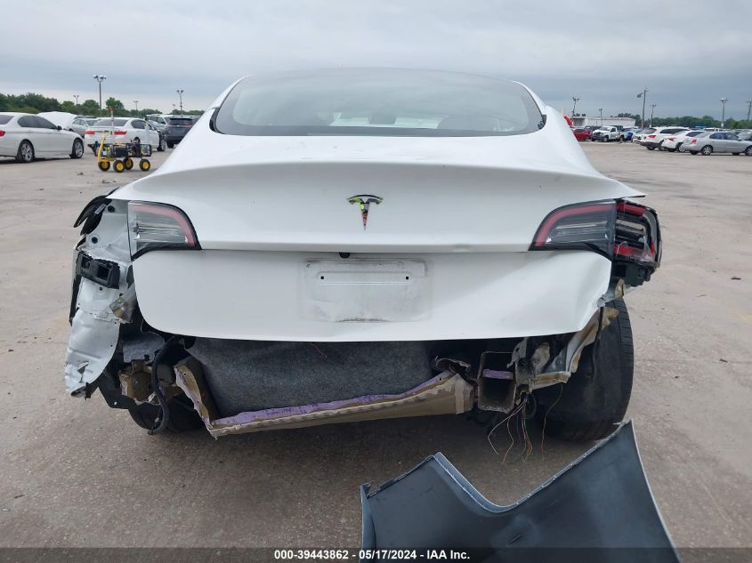 2023 Tesla Model 3 Rear-Wheel Drive VIN: 5YJ3E1EA5PF586812 Lot: 39443862