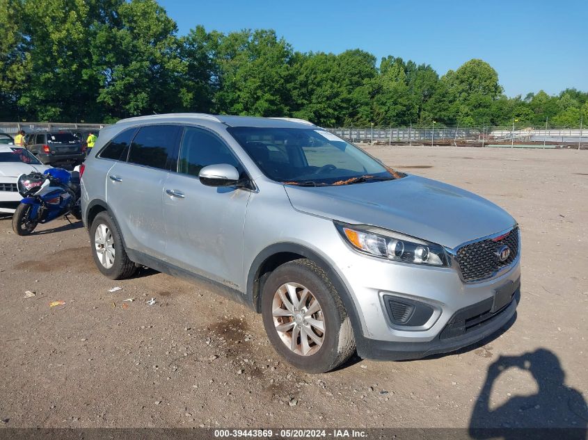 2017 Kia Sorento 3.3L Lx VIN: 5XYPGDA54HG336204 Lot: 39443869