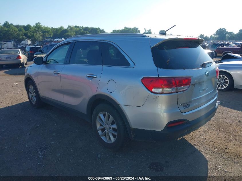 2017 Kia Sorento 3.3L Lx VIN: 5XYPGDA54HG336204 Lot: 39443869