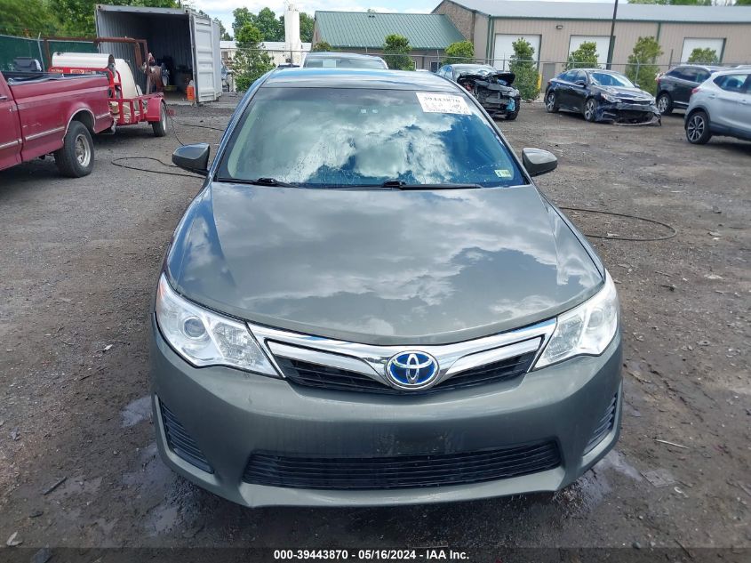 2013 Toyota Camry Hybrid Le VIN: 4T1BD1FK2DU082707 Lot: 39443870