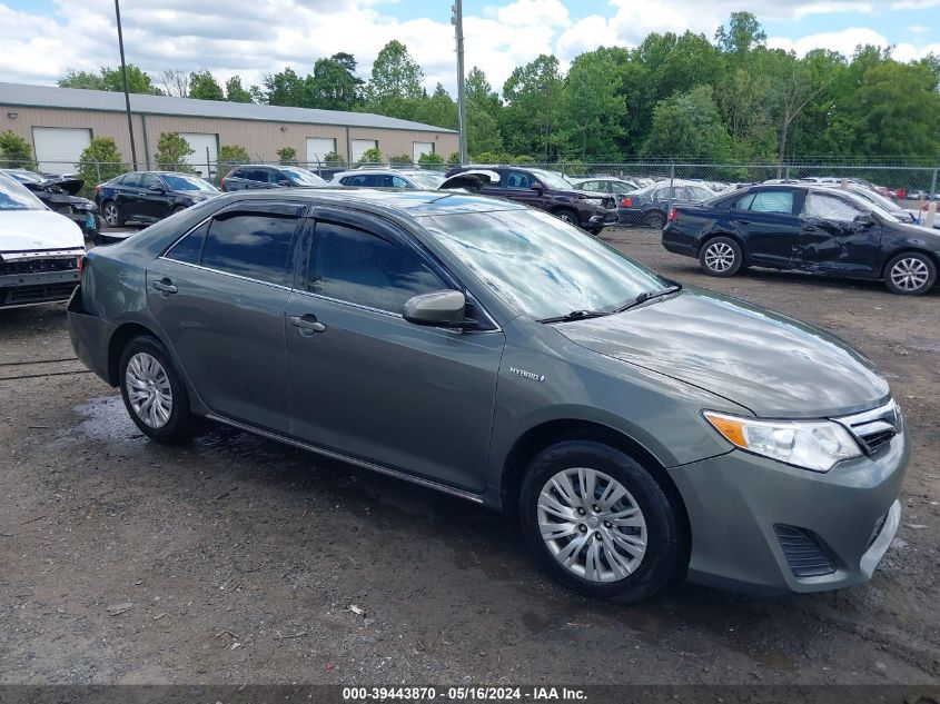 2013 Toyota Camry Hybrid Le VIN: 4T1BD1FK2DU082707 Lot: 39443870