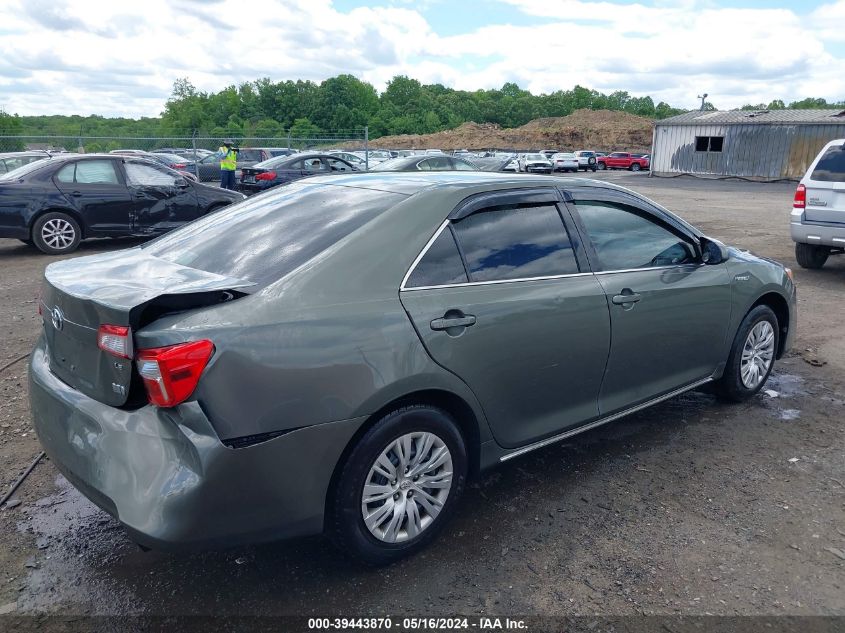 2013 Toyota Camry Hybrid Le VIN: 4T1BD1FK2DU082707 Lot: 39443870