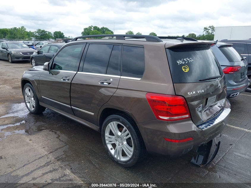 2015 Mercedes-Benz Glk 350 VIN: WDCGG5HB1FG406392 Lot: 39443876