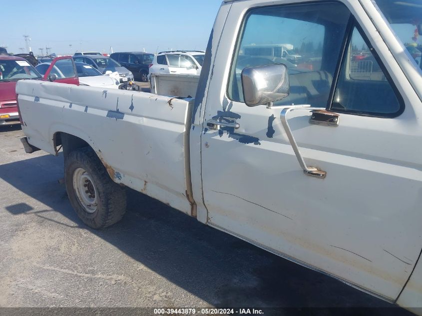 1986 Ford F250 VIN: 1FTEF26NXGPA85286 Lot: 39443879