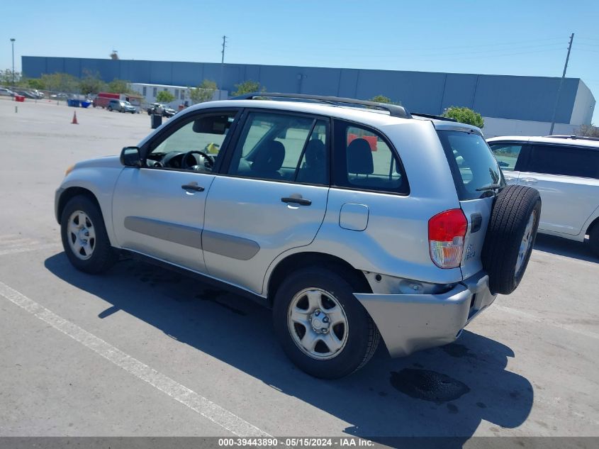 2003 Toyota Rav4 VIN: JTEGH20V730102426 Lot: 39443890